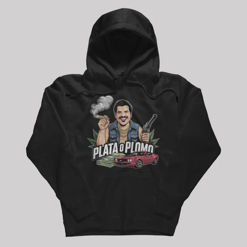 Narco Streetwear Black Pullover