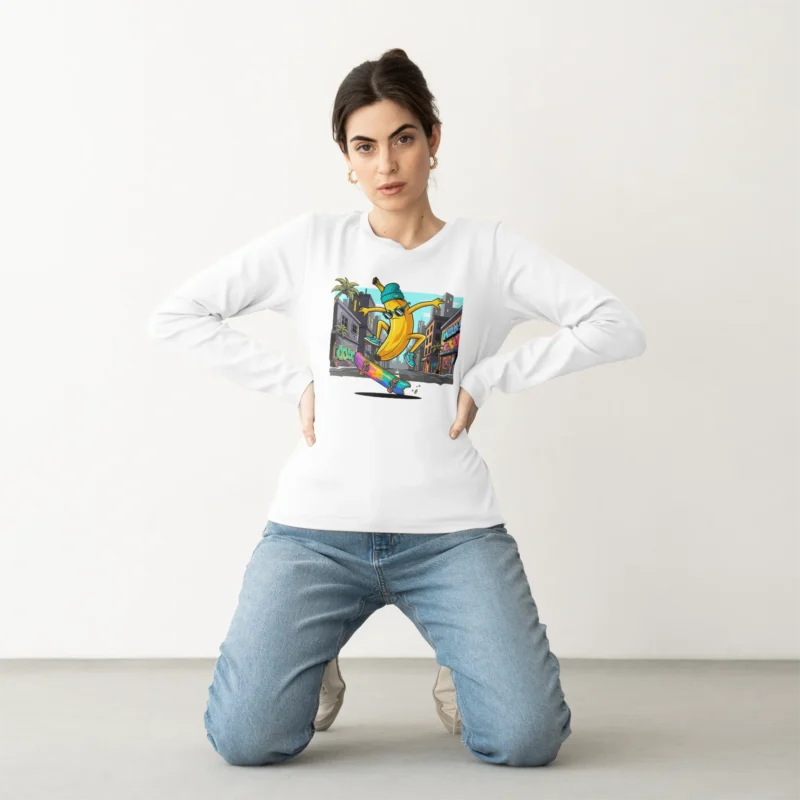 Skater Banana Street Art