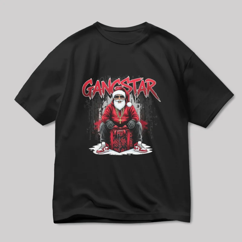 CBT006 Gangstar Santa Urban Hip-Hop Christmas Art