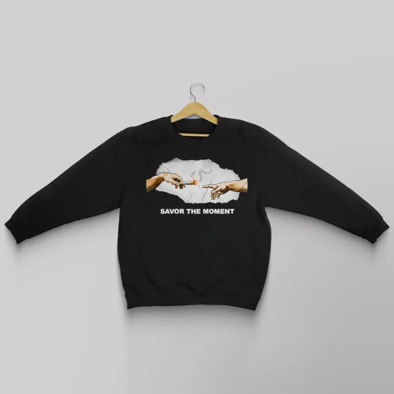 CBS008-Savor-The-Moment-Witty-Art-Parody-Graphic-SS